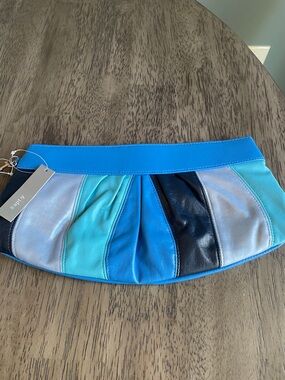 Women’s Apt 9 Blue Multi-Panel  Clutch Handbag